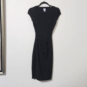 Cache Faux Wrap Sheath Dress